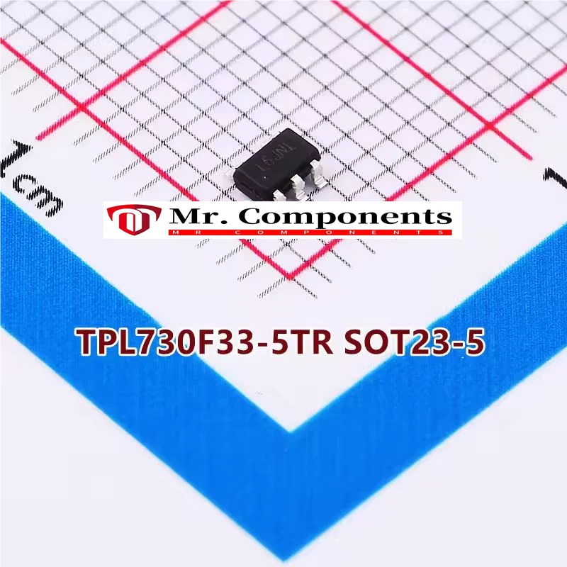 10 قطعة TPL730F33-5TR SOT-23-5 مخرج 300 مللي أمبير، PSRR عالي، منظم خطي منخفض التسرب جديد في المخزون