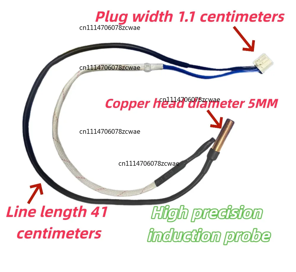 for Haier air conditioner hanging temperature sensing head 23k rubber head 10k copper head high-precision sensing probe