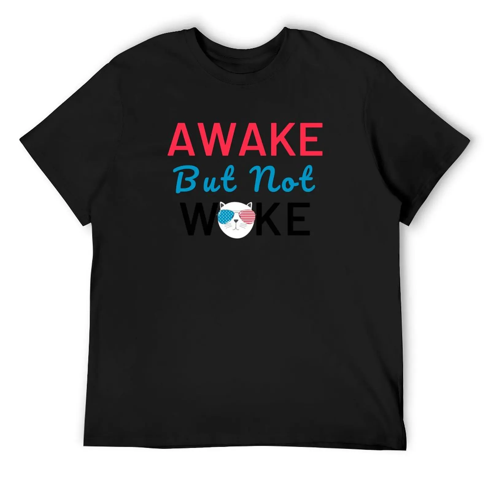 

Футболка Awake But Not Woke Funny Saying, Anti Woke Culture, Awake Not Woke, милые топы, мужские большие и высокие футболки