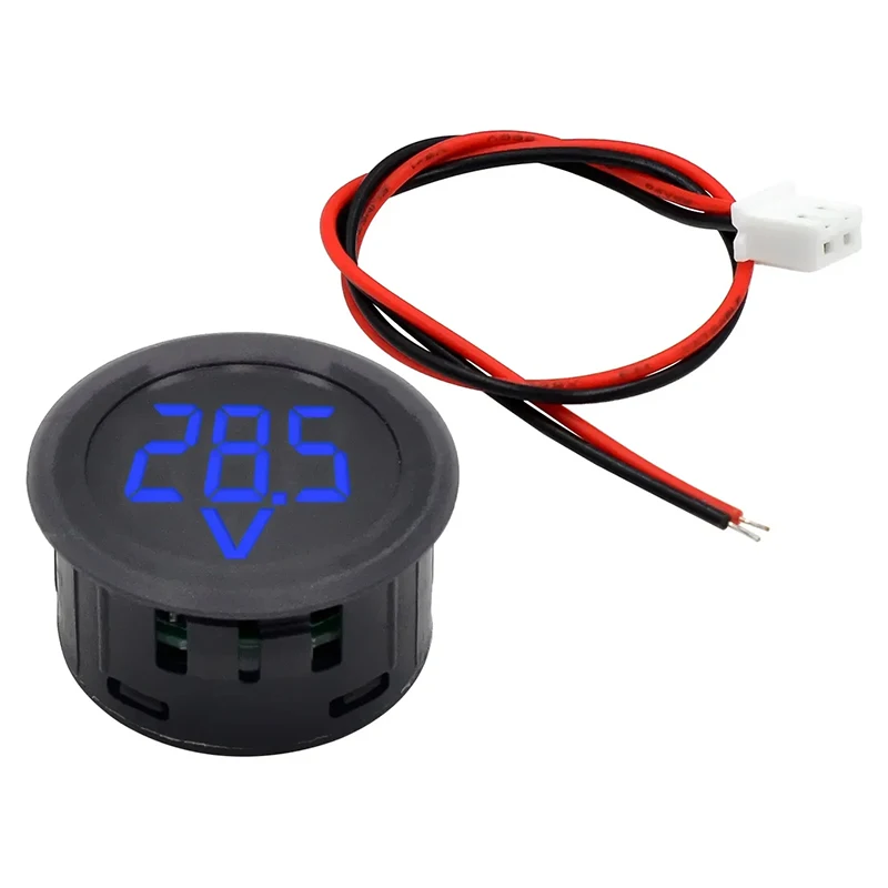 Waterproof Voltmeter DC 4-100V LED Digital Display DC Digital Car Voltage Current Meter Volt Detector Tester Monitor Pane