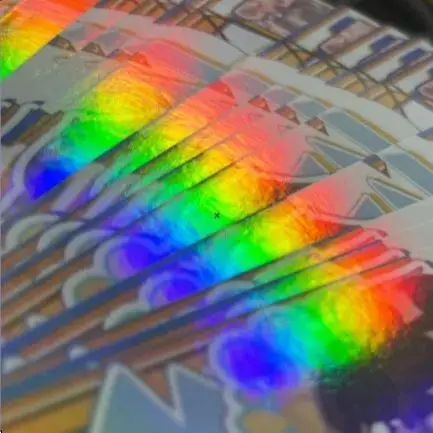 Custom Rainbow Laser Postcard Holographic Personalized Business Card Thank You Logo Text Print Birthday Party Supplies Gift DIY