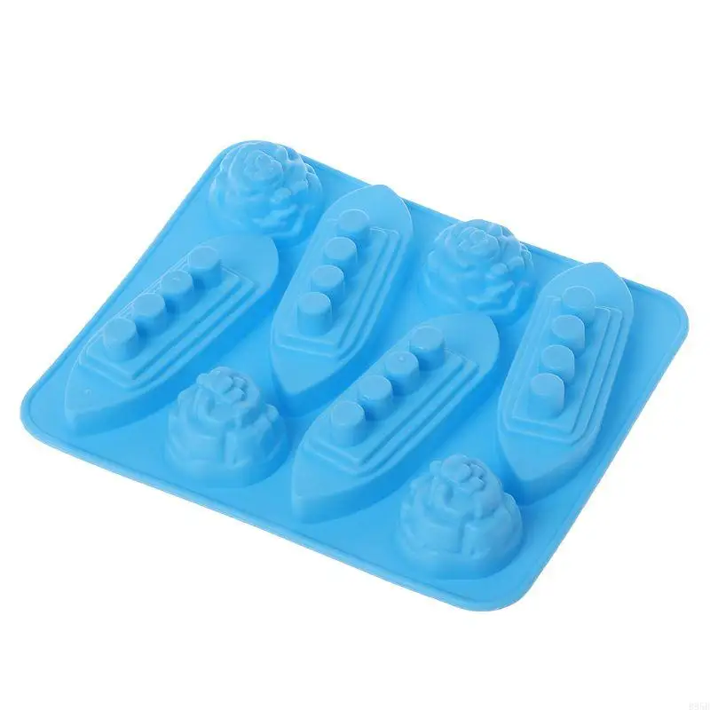 Silicone Bandejas para moldear molde tallado Titanic con forma para bebidas fiesta B95B