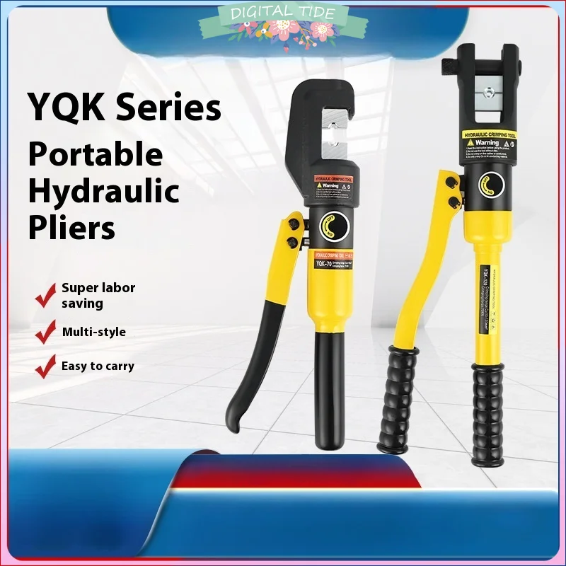 

Manual Hydraulic Tool Anti Theft Manual Quick Crimping Pliers Copper Aluminum Nose Crimping pliers Portable Cable Crimping Tool