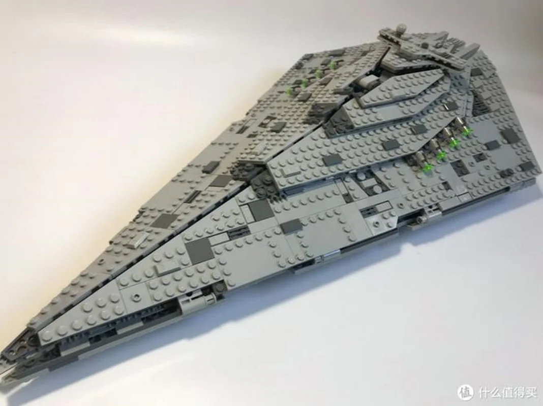 First‑Order Spaceship Building Blocks Model, Home Display Ornament, Festival Holiday Gift for Collectors