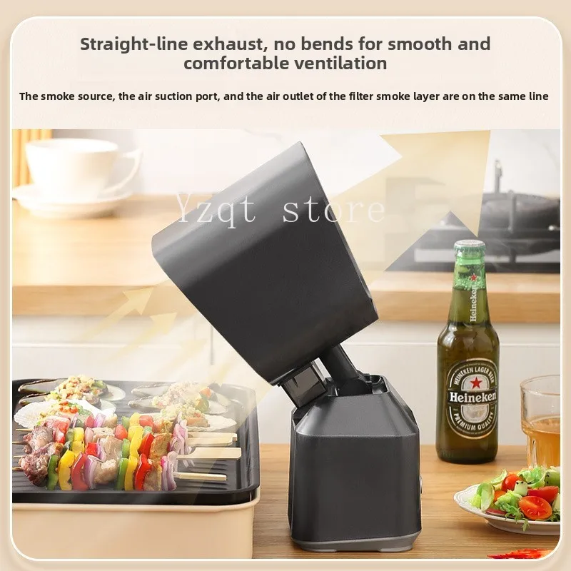 Cross-border desktop range hood Household barbecue hot pot Portable range hood Small portable mini hood