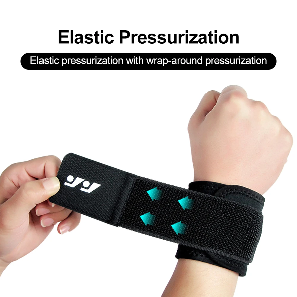 1pc Wristband Compression Wrist Support Adjustable Wrist Brace for Gym Fitness Weightlifting Wrist Wrap Tendonitis Pain Relief