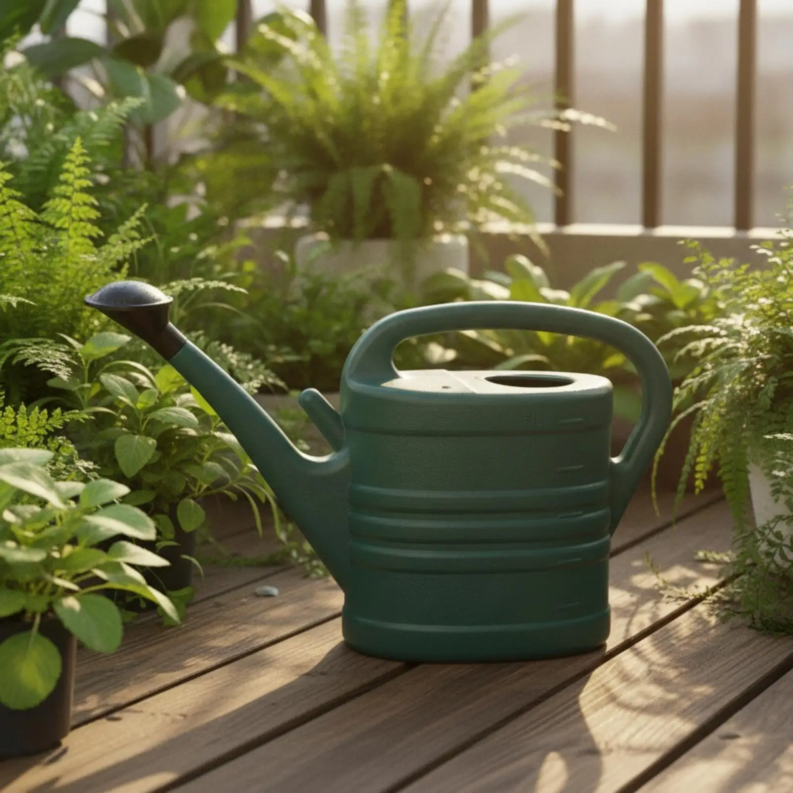 Heavy Duty Watering Can with Long Spout Sturdy Watering Can with Rose Precision view 5