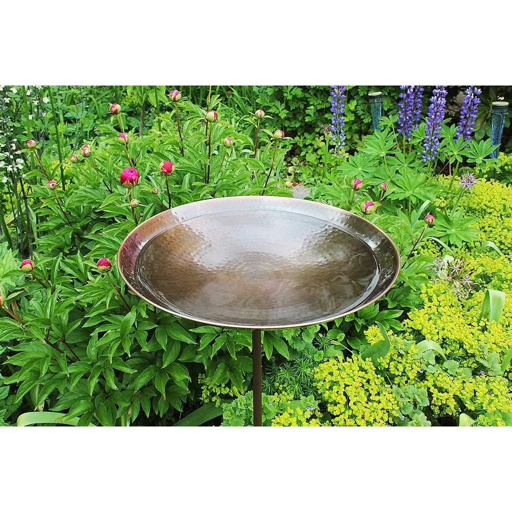 Achla Designs Burnt Copper Birdbath with Stake