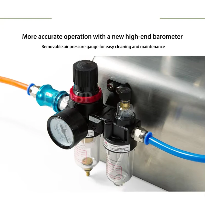 

New Design Stainless Steel Tabletop Piston Pump Automatic Silicon Lubricant Jam Cream Sauce Paste Honey Filling Machine