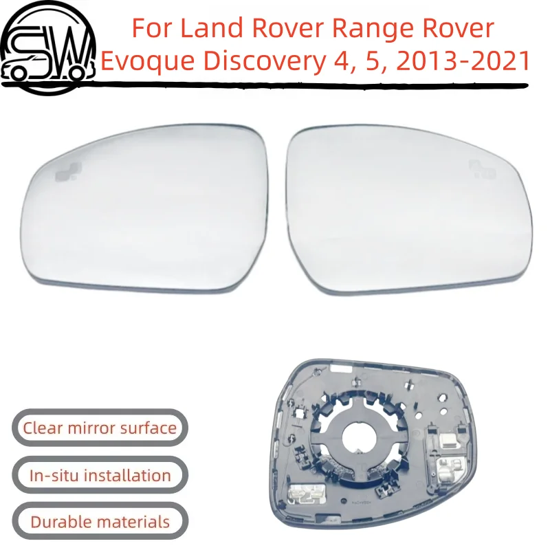For Land Rover Range Rover Evoque Discovery 4,5,2013 - 2021 Rearview mirror,side mirror lens, reflective mirror glass,blindspot.