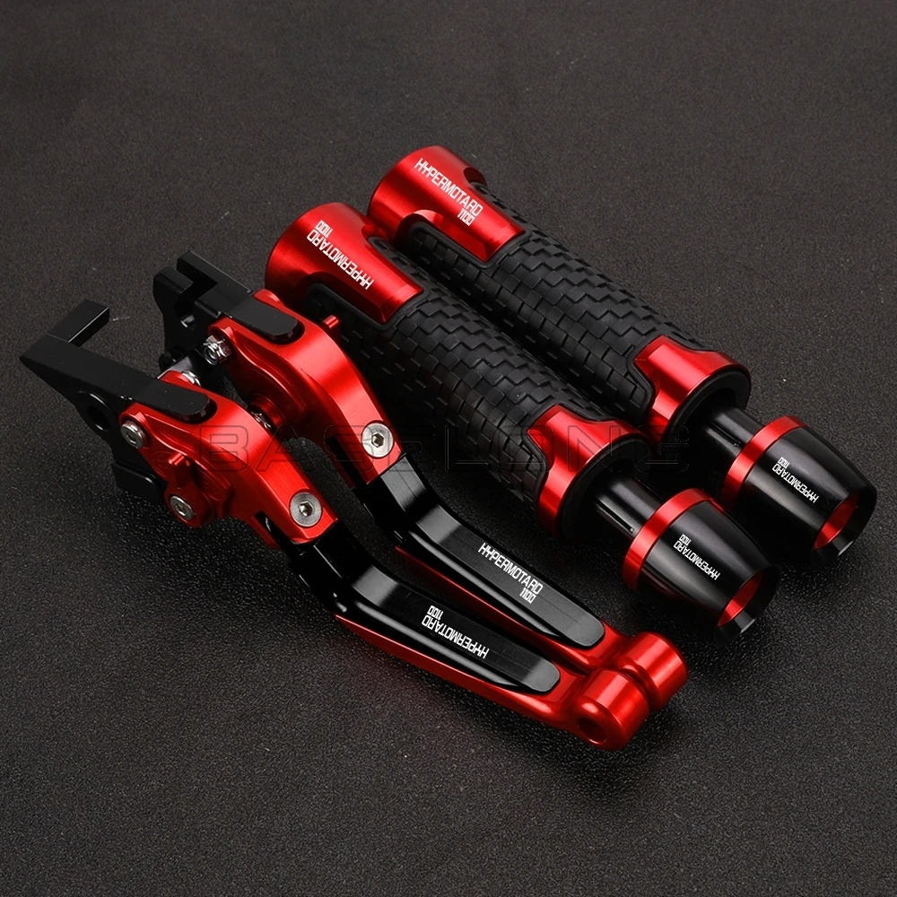 FOR DUCATI HYPERMOTARD 1100/S/EVOSP Adjustable Folding Brake Clutch Levers Extendable Handle Lever 2007 2008 2009 2010 2011 2012