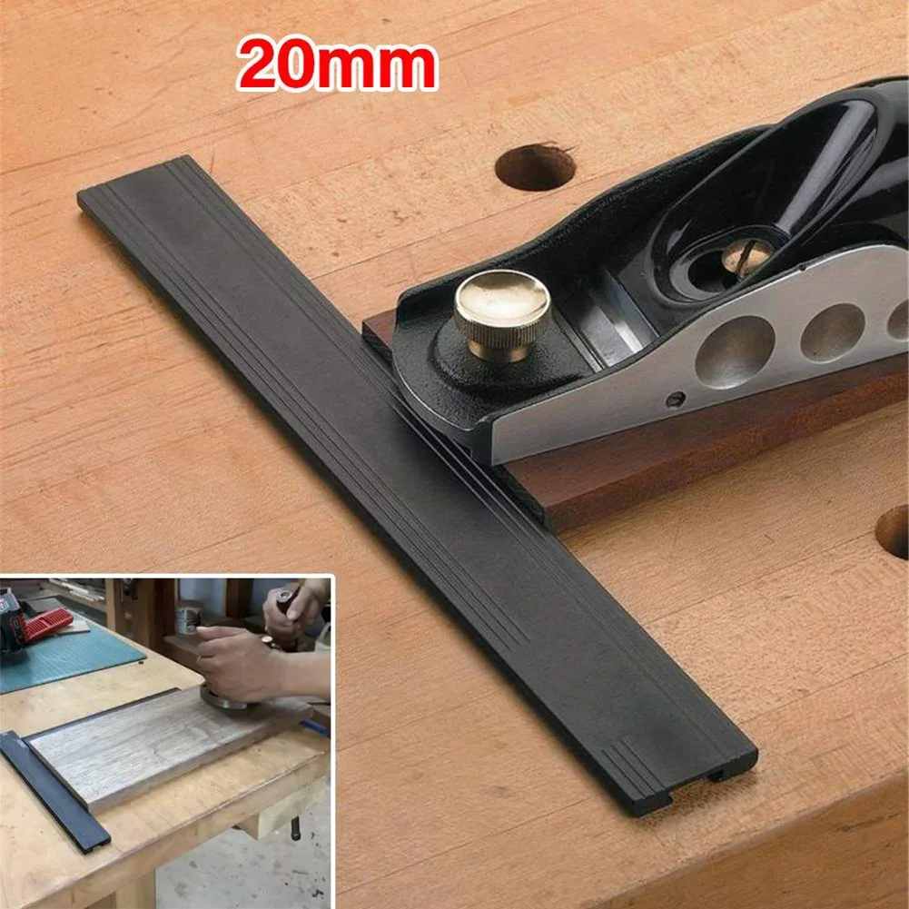 DT35BG 20mm Woodworking Planing Stop Board Planing Baffle Workbench Positioning Fixing Clamp Aluminum Baffle Plate Bench Dogs