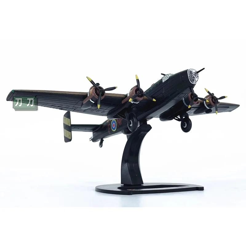 Pressofuso In Scala 1/144 Britannico Halifax Bomber Modello In Lega Modello di Caccia Finitura PIANES Collezione Decorazione Display Regalo Per Bambini