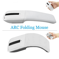 Wireless Bluetooth Mouse Foldable Arc Touch Mouse Ergonomic Slim Folding PC Mice USB Optical Computer Mause For Macbook Laptop