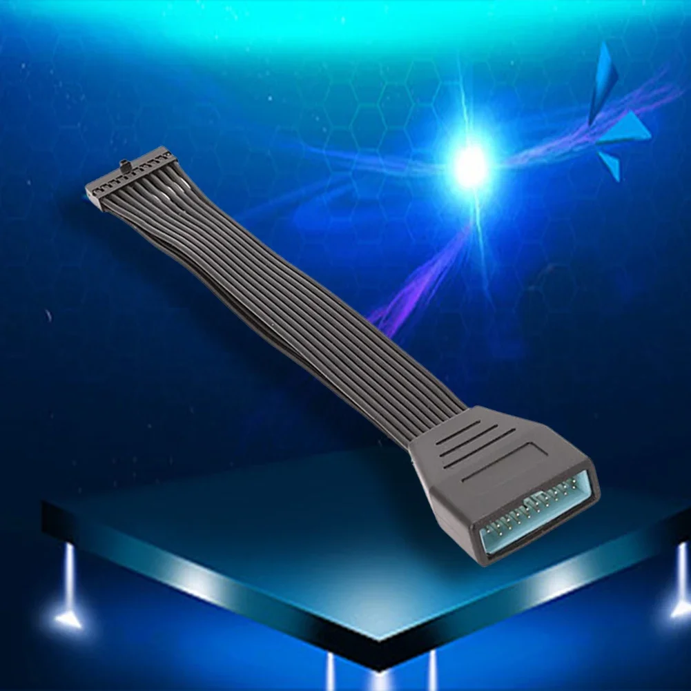 Cable adaptador de placa base USB3.0 hembra a USB3.0 macho, adaptador de extensión de placa base de 15cm, convertidor de Cable de cabecera para ordenador