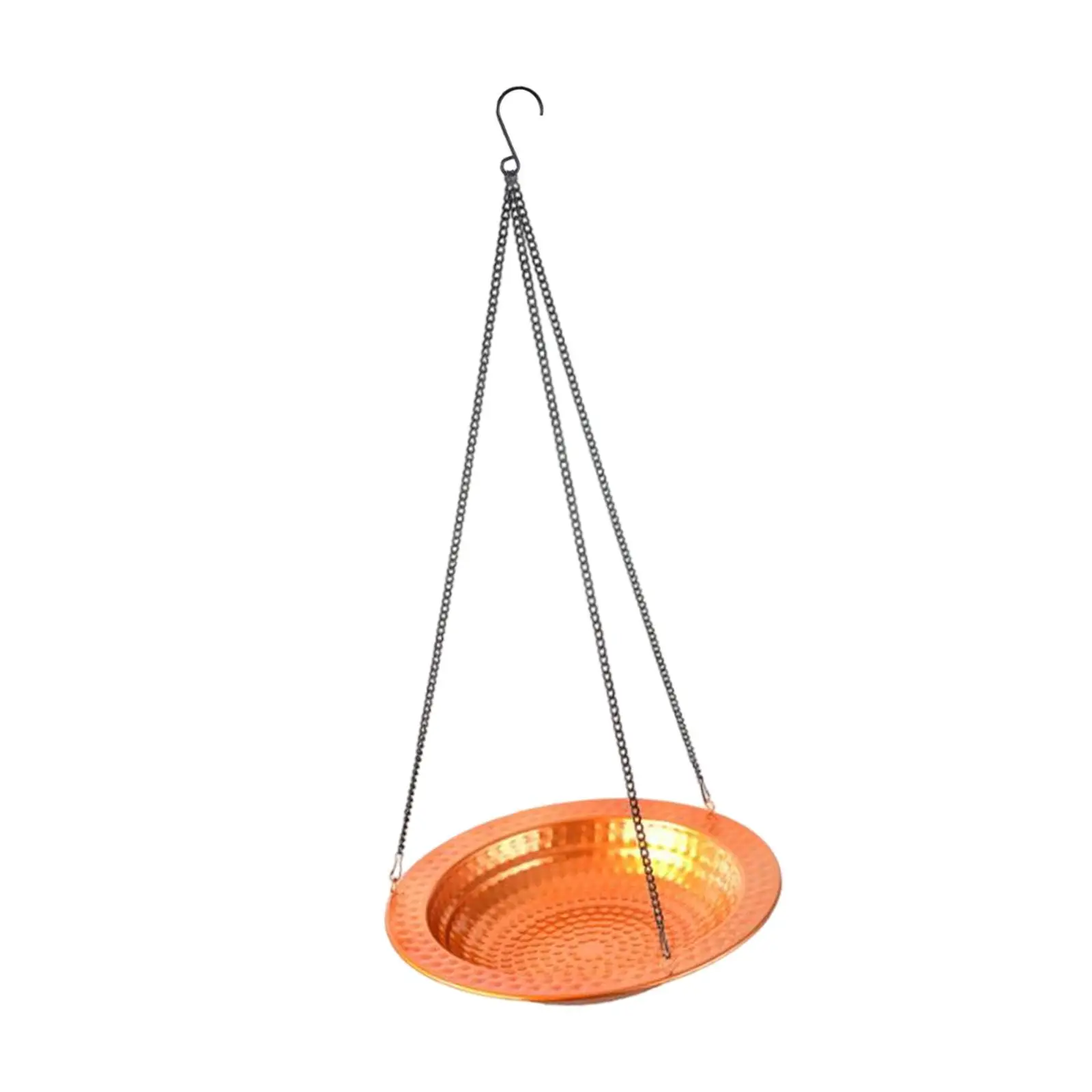 Hanging Bird Bath Feeding Station Decorative Birdbath Fence Outdoor Bird Feeder for Patio Backyard Garden Yard Hummingbird
