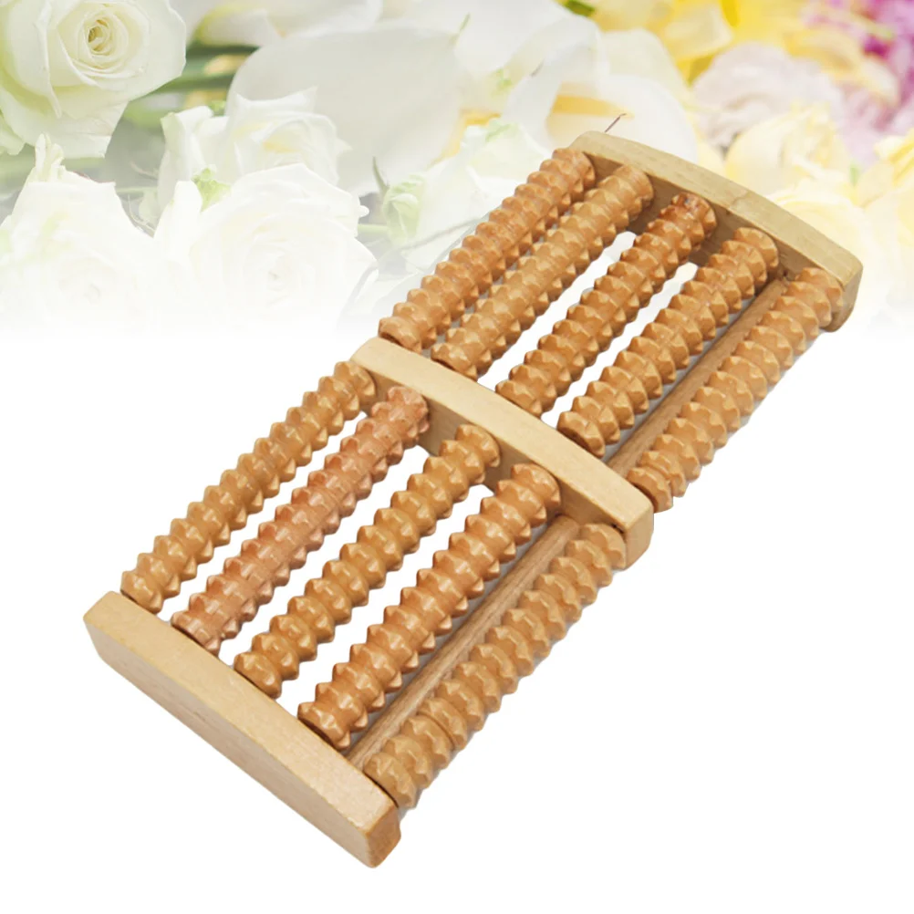 

Wooden Foot Roller Massager For Arch Heel Pain Relief Durable Eco-Friendly Foot Massager Roller Improve Blood Circulation