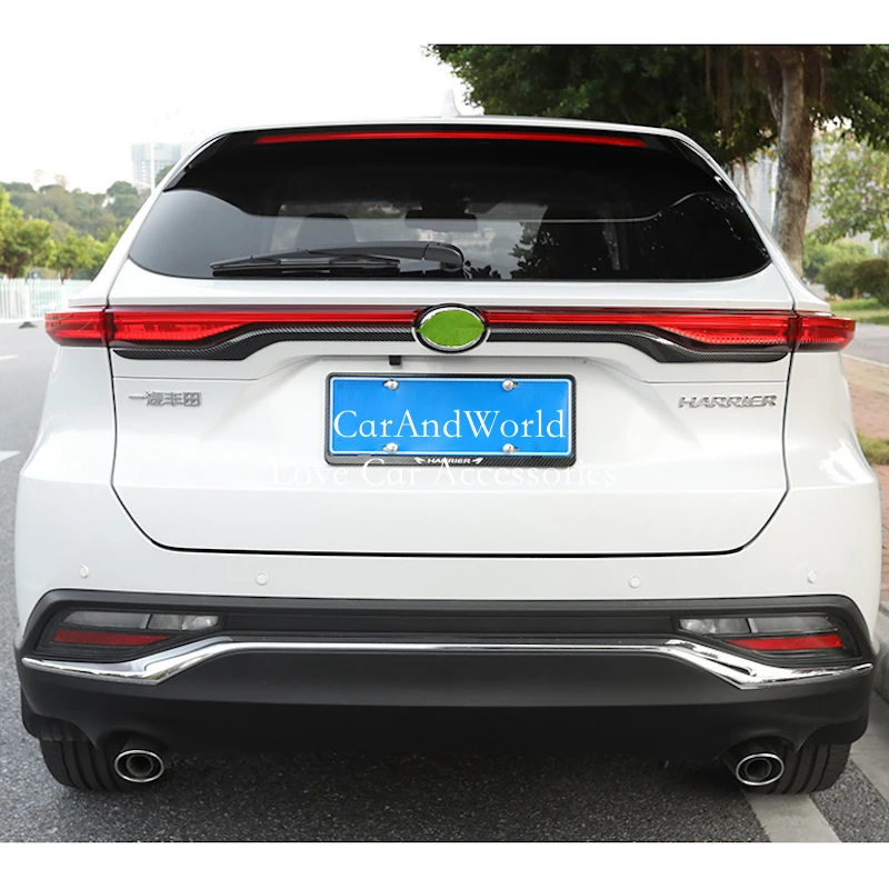 

ABS Chrome для Toyota Harrier Venza XU80 2020-2025, полоски заднего фонаря, багажники, защитная крышка лампы, накладки, автомобильные аксессуары