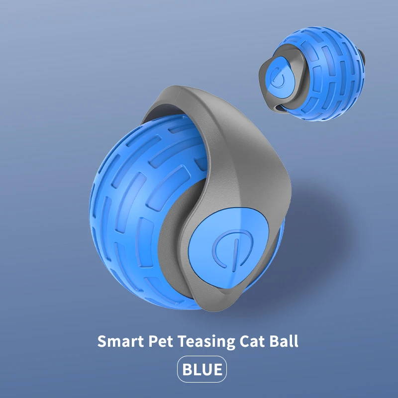 

Cat Toys Ball Auto Electric Rolling Ball Toys For Cat Kitty Pet Smart Automatic Teaser Usb Rechargeable Interactive Cat Toy