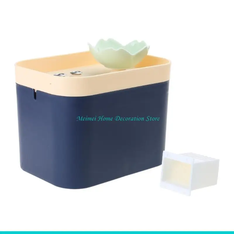 

H7BF Автоматический фонтан для кошек для собак, бесшумный диспенсер для питьевой воды для домашних животных, большая емкость,