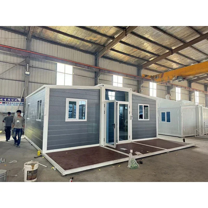 Modern Fully Furnished 20ft 30ft 40ft Antiseismic Modular Container House with Bathroom Expandable Steel Structure Building