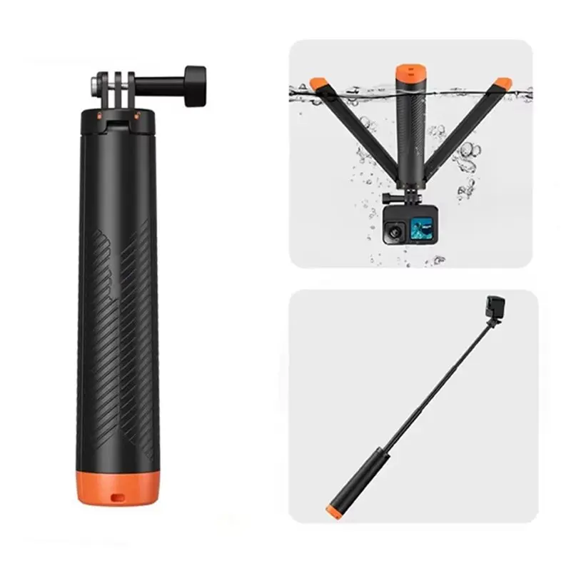

AA60-Подводный плавающий штатив-монопод для селфи, выдвижной, для дайвинга, для экшн-камер GoPro DJI OSMO, аксессуары