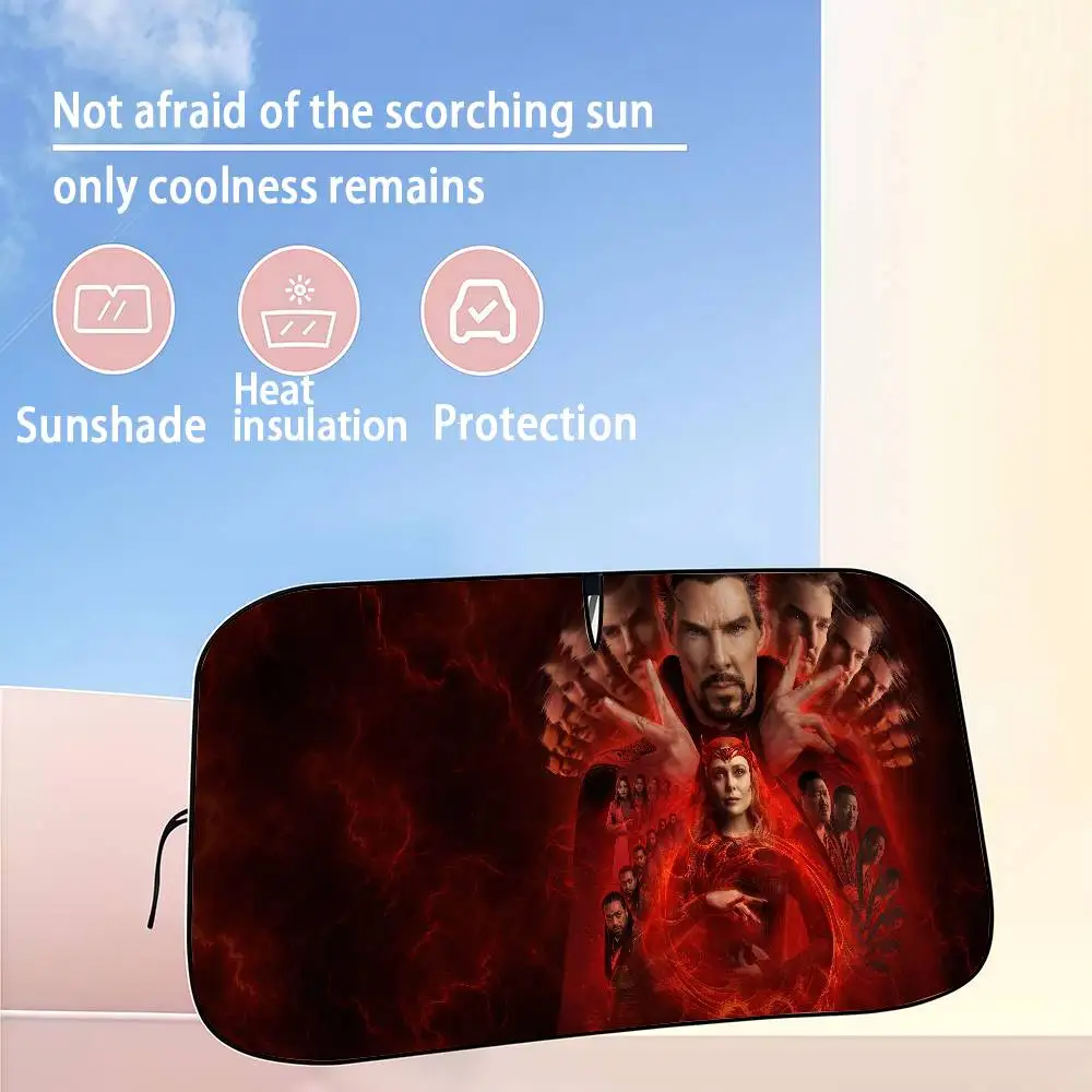 مظلة شمسية للزجاج الأمامي للسيارة من Marvel Doctor Strange، كتل الأشعة فوق البنفسجية، واقي ظلة عازل للسيارة #2