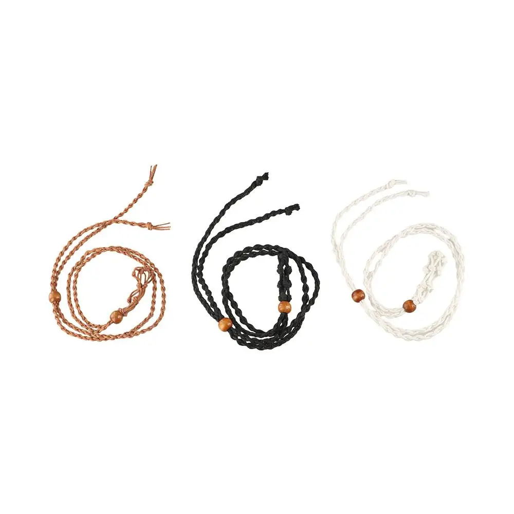 Adjustable Net Bag Braided Necklace Handmade Retro style Net bag necklace Exquisite fashion Crystal Stone Pendant Necklace Gifts