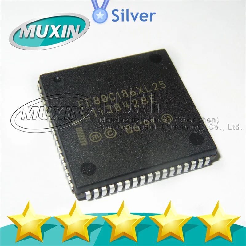 EE80C186XL25 PLCC68 Electronic Components EE80C186XL25 EE80C188XL12 EE80C188XL20 EE80C188XL25 EE80C196KB16 EE80C196KC20