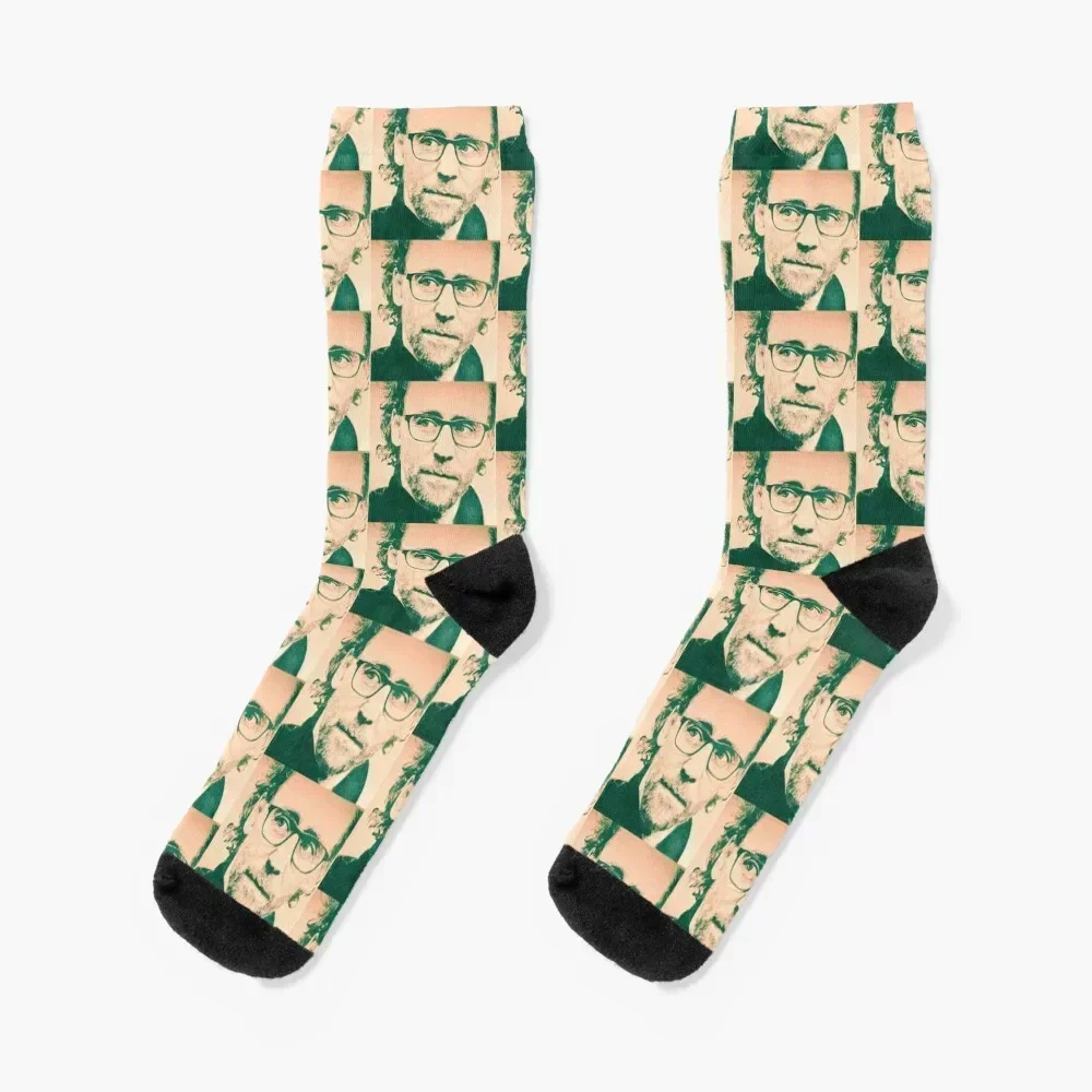 Tom Hiddleston square realistic Socks man hiking sport Men's Socks Luxury Women's