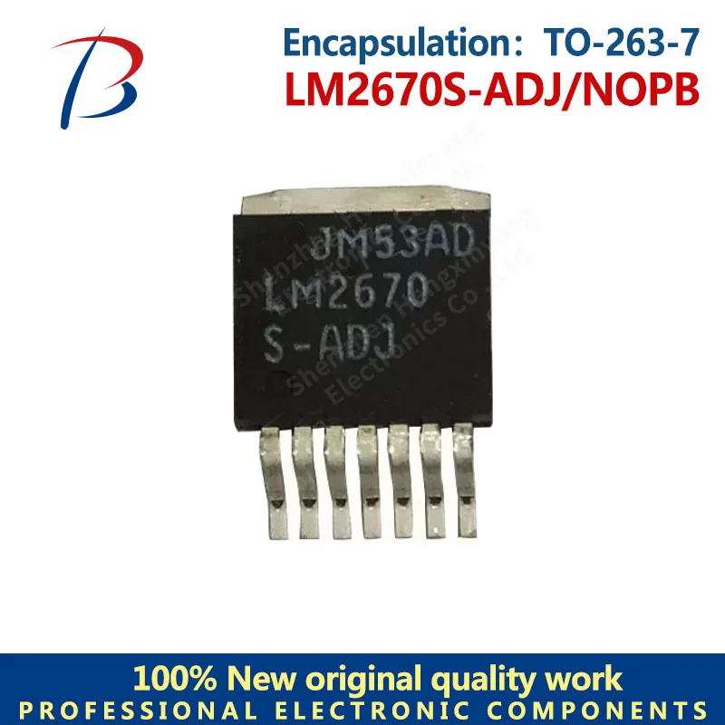 

20PCS LM2670S-ADJ/NOPB package TO-263-7 3A regulated triode DC switch step-down regulator