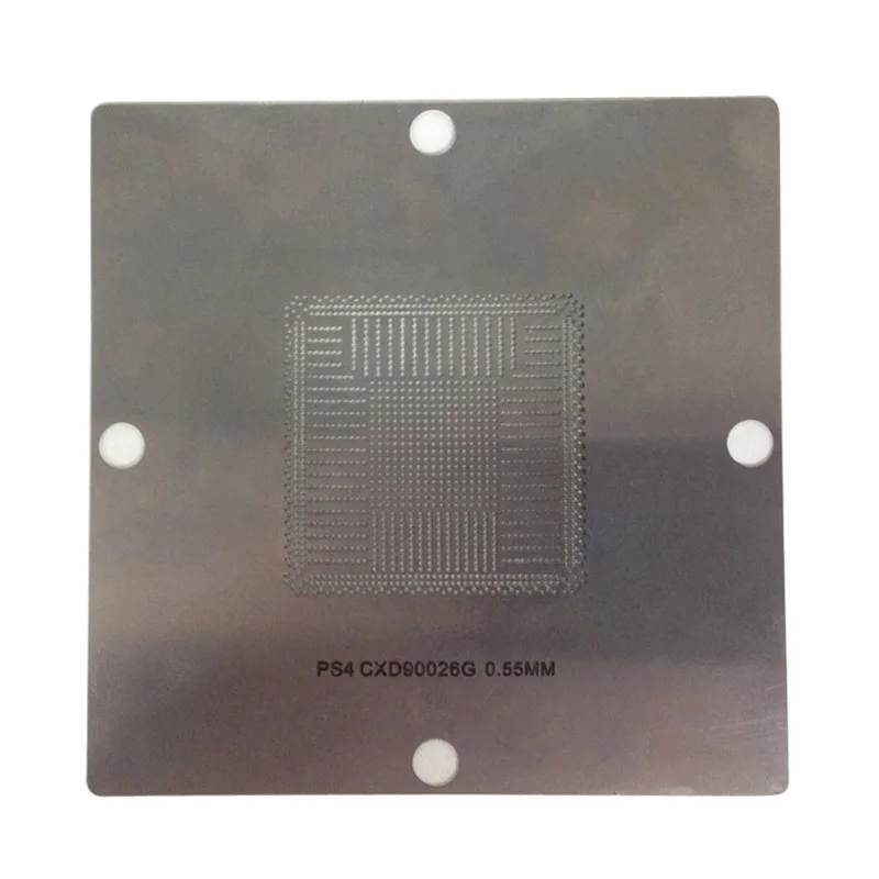 

90x90mm BGA Reballing Stencils Solder Ball Steel Template For BGA IC Reball Station PS4-CXD90025G CXD90026G DDR3-SDRAM GDDR5-RAM