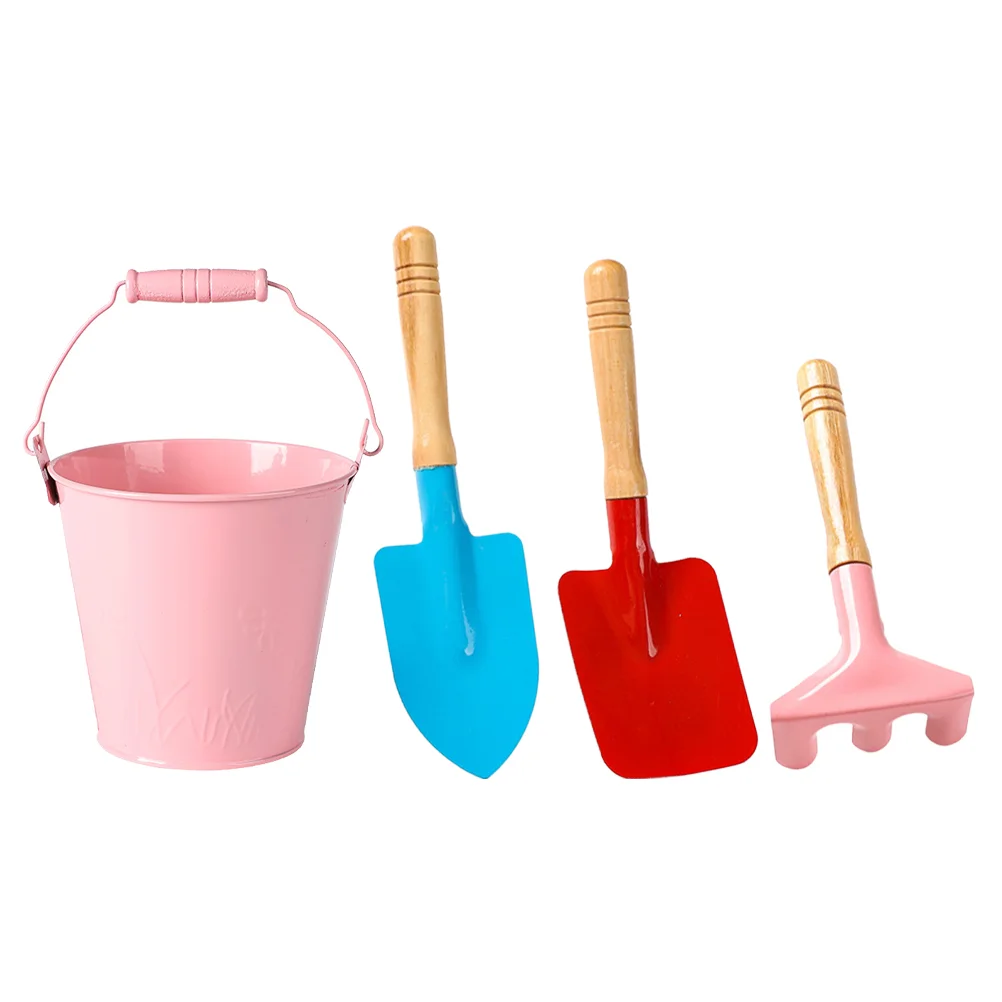 

Gardening Tools Childrens Toys Mini Rake Kids Planting Potted Digging Wood Small Outdoor