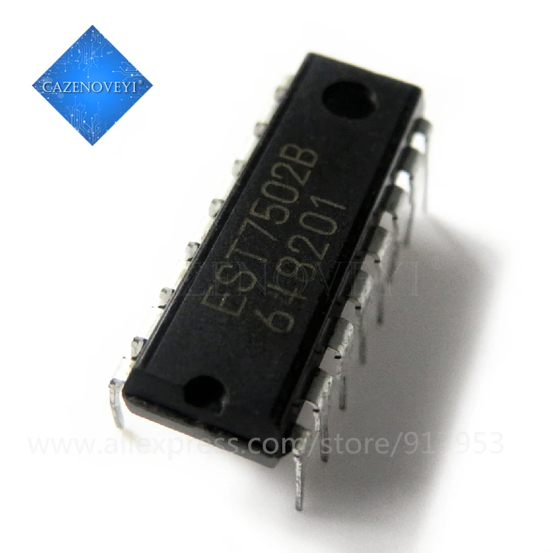 10pcs/lot EST7502B EST7502C EST7502 DIP-16 In Stock