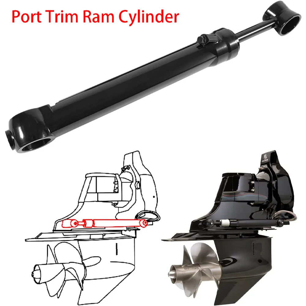 

Port / Stbd Trim Ram Cylinder Power Trim Replacement for All Mercruiser Bravo I,II, and III Outboard Parts Boat Tool Accessories