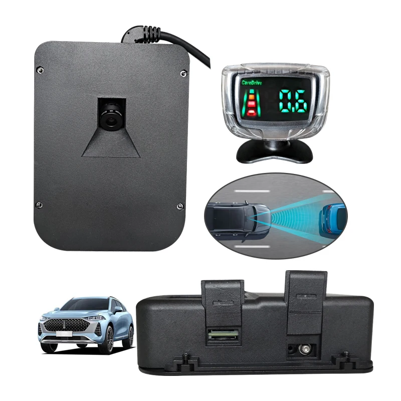ระบบเตือนความเร็ว CareDrive สำหรับทุกยานพาหนะ AWJ301 Adas GPS DVR พร้อมระบบเตือนการชนด้านหน้า PCWS และระบบเตือนการชนกัน