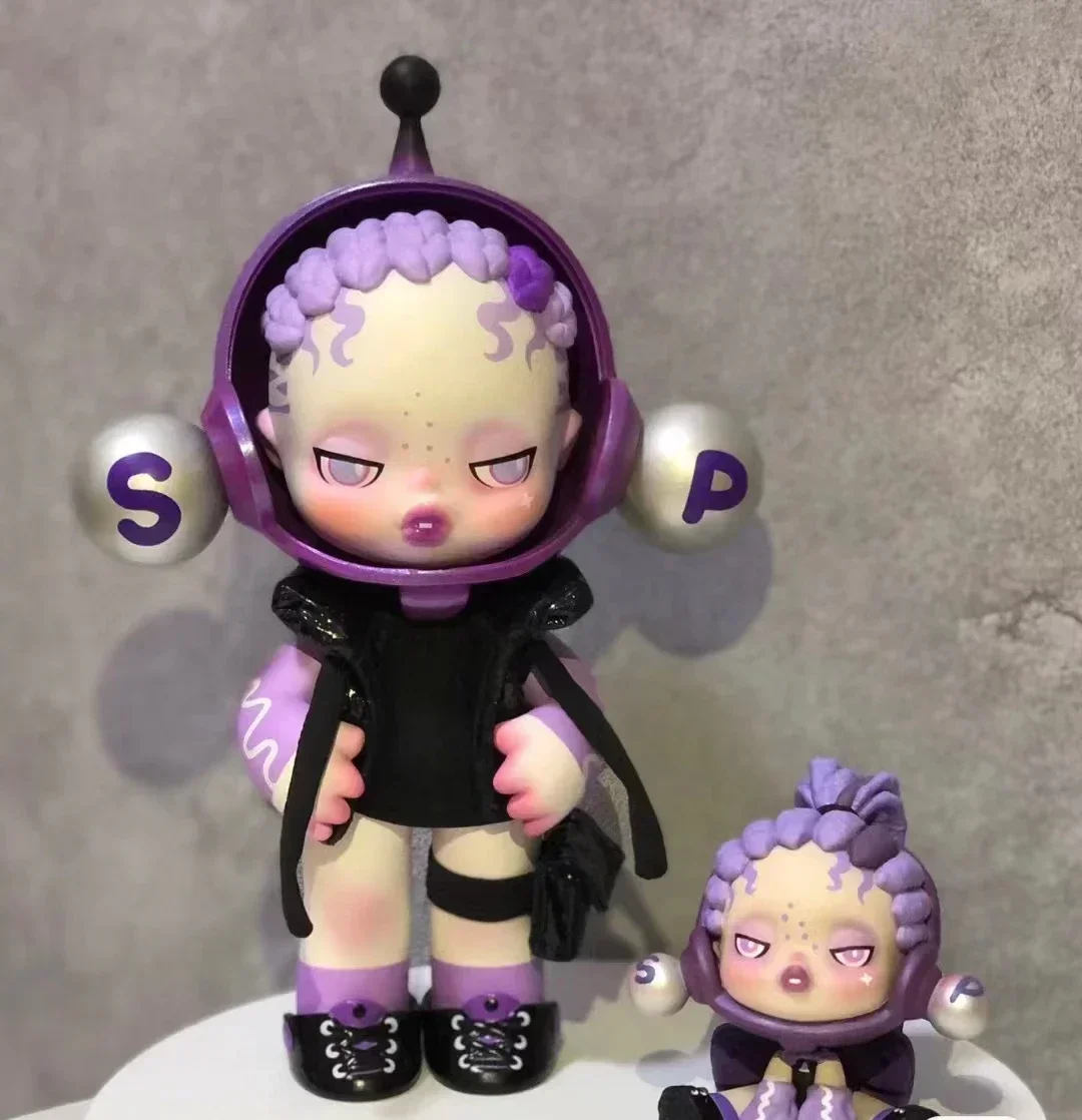 SKULLPANDA OOTD Glaring Extra Size Purple Doll Action Figure Fashion Girl Customize Toy Artistic Appreciation Collect