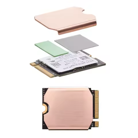 M.2 Hard Disk Pure-Copper Heatsink Solid State Drives Cooling Heatsink Thermal Cooler Radiator For Steam-Deck 2230 SN740