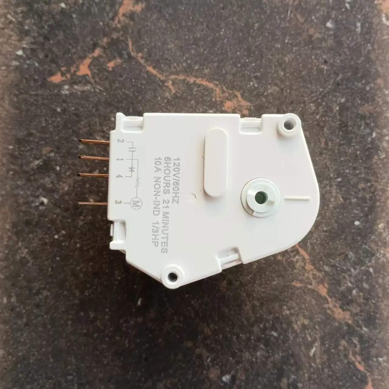 1Pc 110V 120V 6H21Min Factory Direct Defrost Timer 2-1-4-3 Four-Pin On The Door Refrigerator Accessories Mechanical Defroster