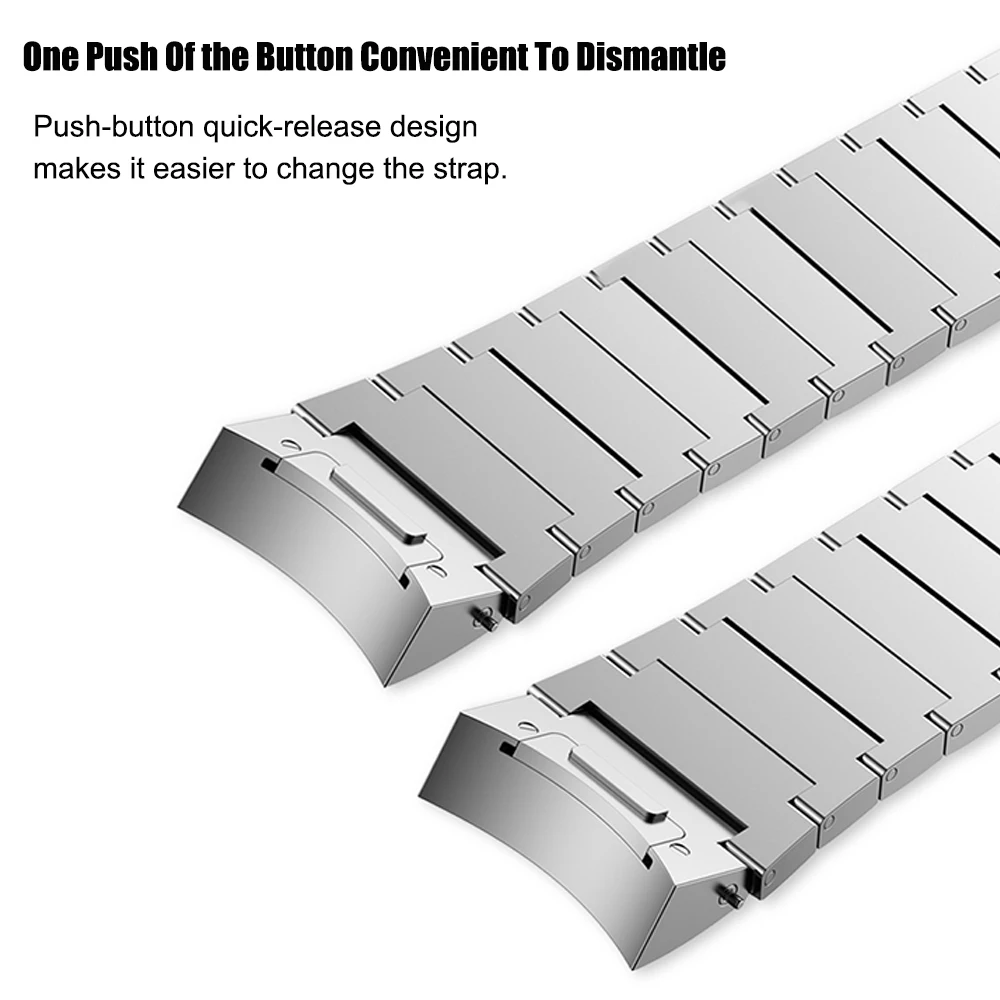 22mm No Gaps Link Bracelet Metal Strap for HUAWEI WATCH GT4 46mm Replacement Band Wristband Official Style Watchband Accessories