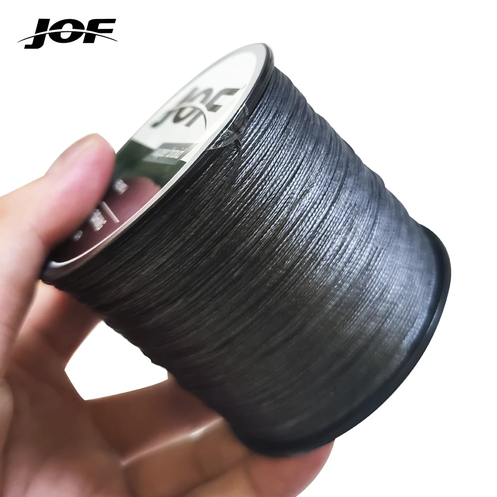 JOF 8-fach geflochtene Angelschnur 20-100LB PE-Leine 8-fädig Japanische geflochtene Schnur Multifilament Angelschnur 300M 500M 1000M Karpfenangelzubehör