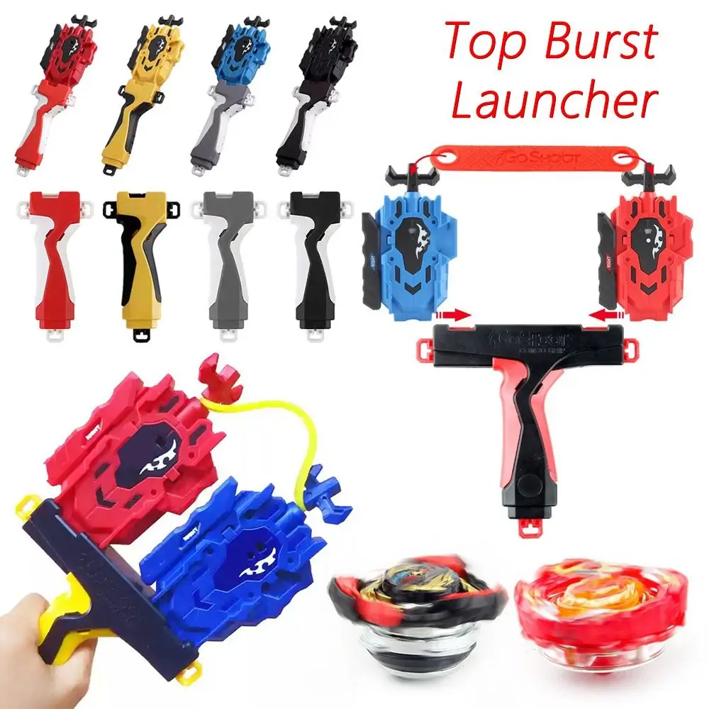 

Новый двусторонний пусковой механизм для волчков Burst с аниме-дизайном, для правого и левого вращения, гироскопический, с выдвижным стержнем, для детей