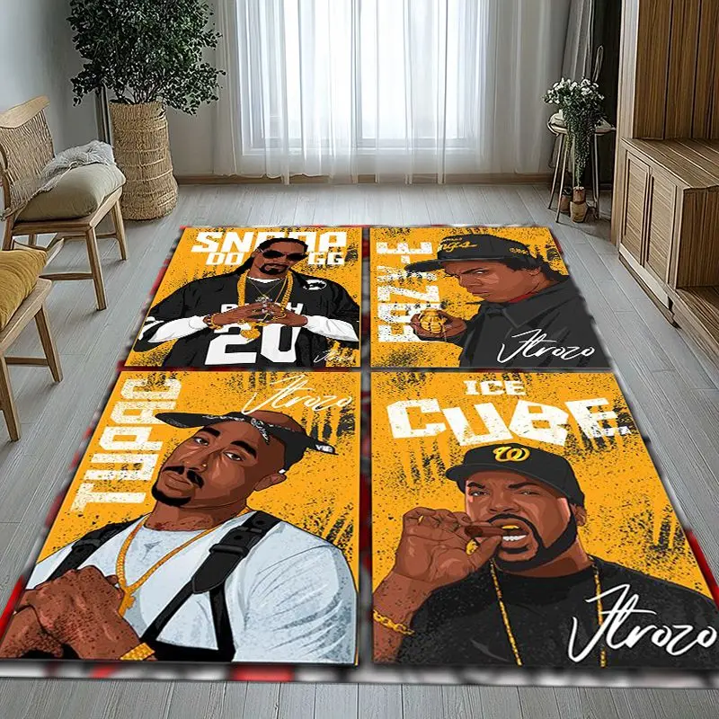 Rap God Slim Shady Eminem Hiphop Soft Non-Slip Large Area Rug for Living Room,Bedroom Playroom Carpet Mat for Sofa,Home Decor