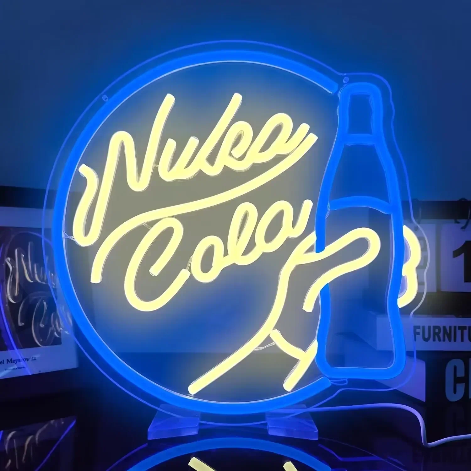 LED Neon Light Nuka Cola Neon Sign Club Party Bar Bedroom Shop Salon Pub Wall Decor Birthday Friend Gift Night Light USB Power