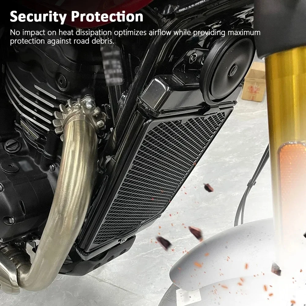 Motorcycle Radiator Guards Grille Cover For Scrambler 400X Speed 400 Radiator Protector Modification Accessories