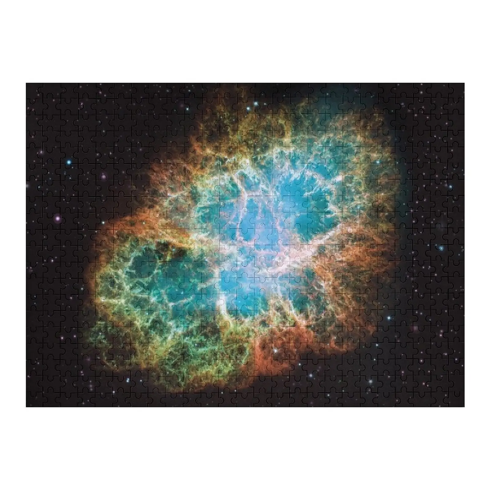 Granchio Nebulosa NGC 1952, Toro Un supernova rimane nella costellazione del Toro Hubble Spazio Telescopio Immagine HD Puzzle