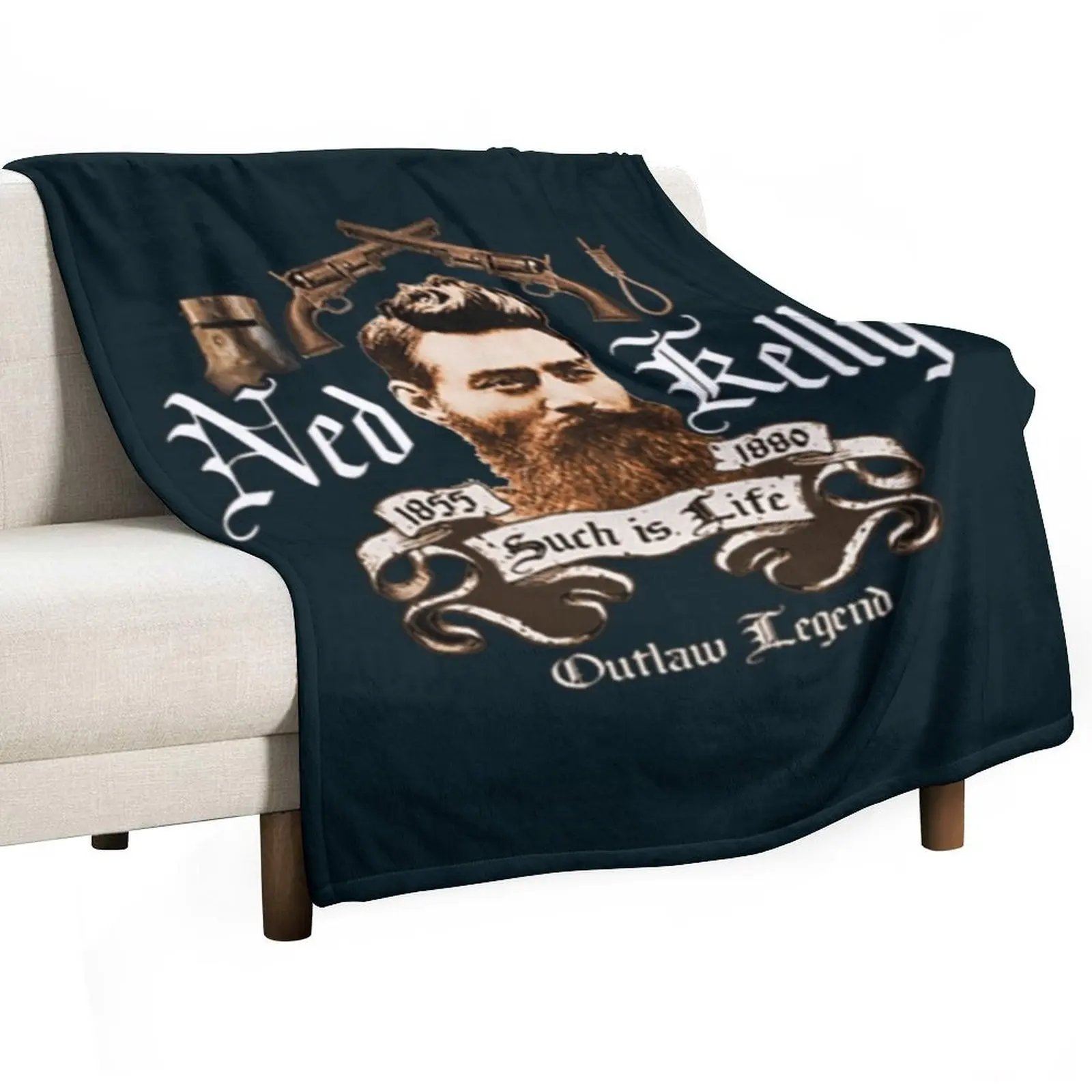 Ned kelly Throw Blanket decorative Furry Hairys anime Luxury Throw Giant Sofa Blankets