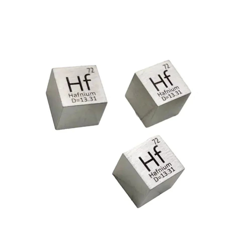 99.9% High Purity Hafnium Hf Metal Carved Element Periodic Table 10mm Cube