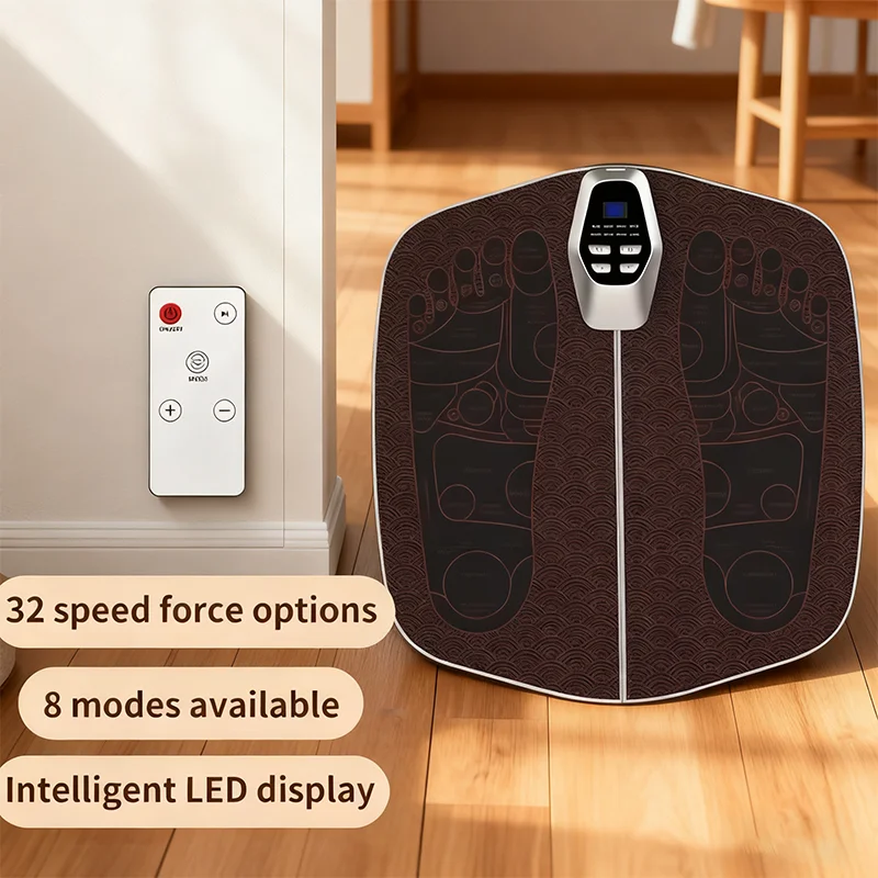 

2025 New Popular Intelligent Foot Pad Massager – Pulse Physiotherapy Microcurrent Function, Multi-Mode Health Foot Massager