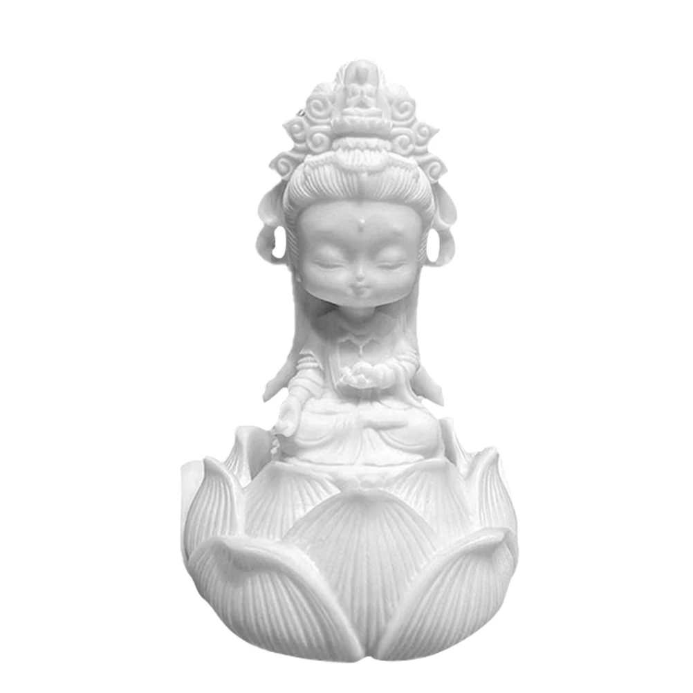 

1Set Resin Buddha Statue Desktop Sculpture Exquisite Craft Decoration Home Garden Zen Decor Mini Buddha Statue